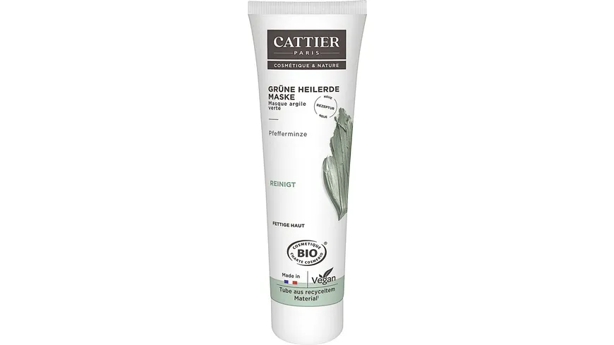 CATTIER Grüne Heilerde Maske für fettige Haut 100 ml