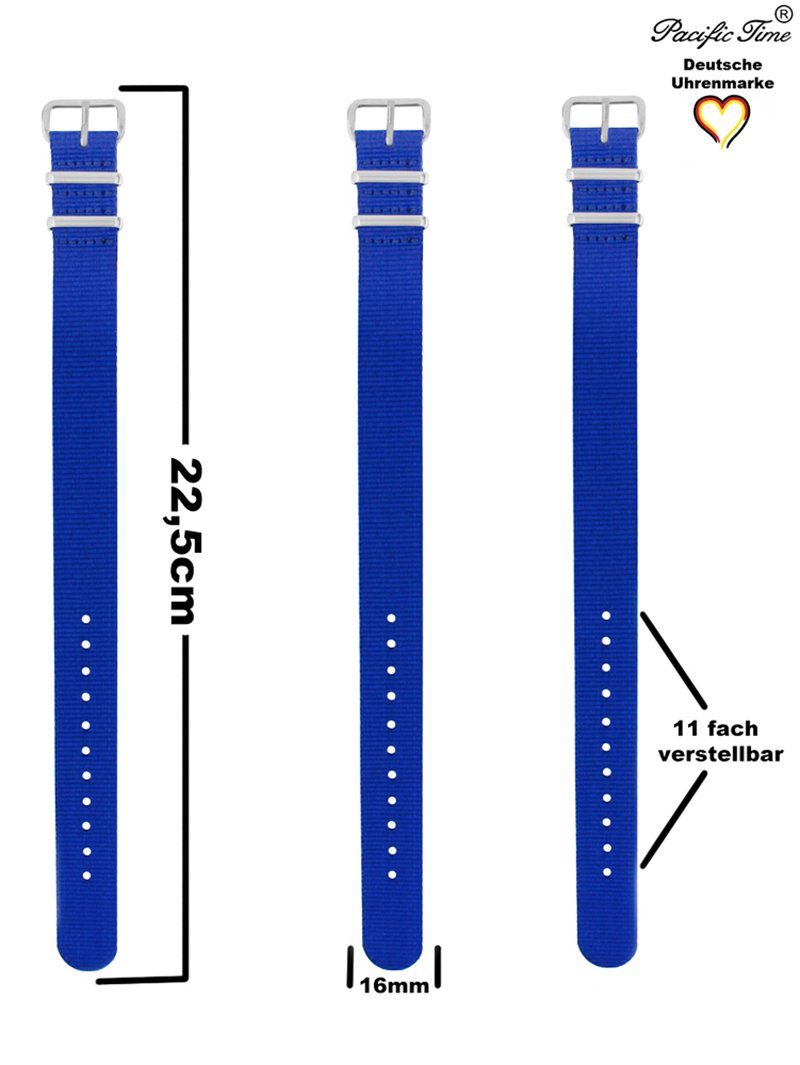 Pacific Time Quarzuhr Kinder Armbanduhr Lernuhr Wechselarmband, Mix und Match Design - Gratis Versand