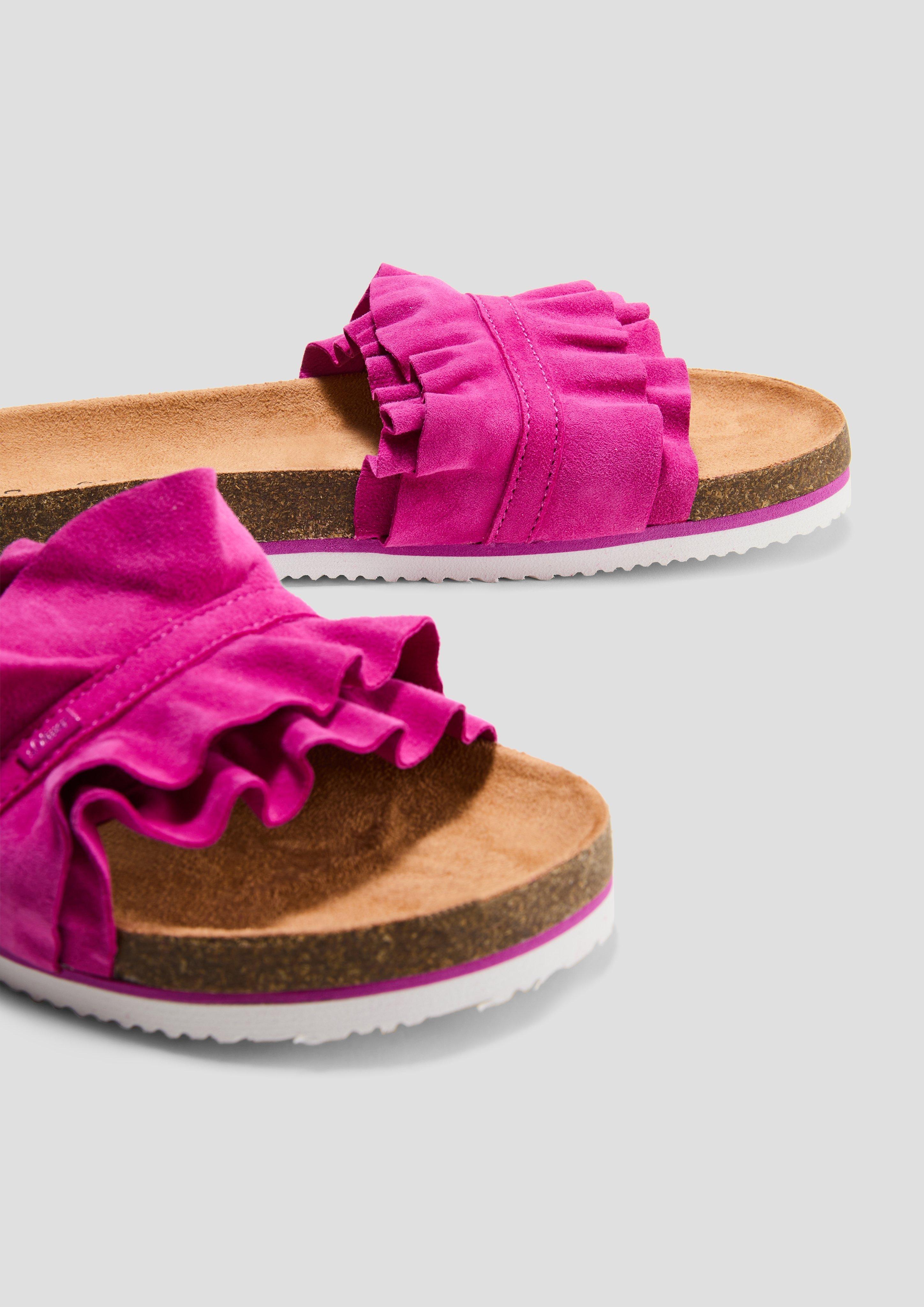 Pantoletten mit Volants  1235067-532