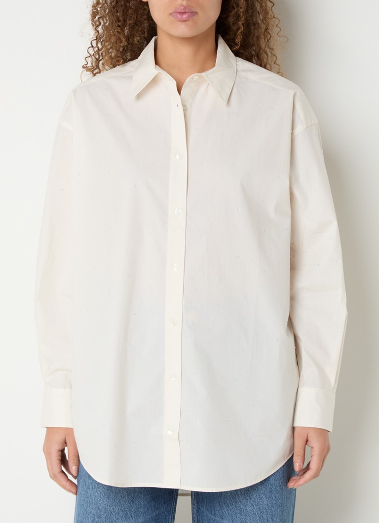 Camicetta oversize Mos Mosh MMDanika decorata con strass