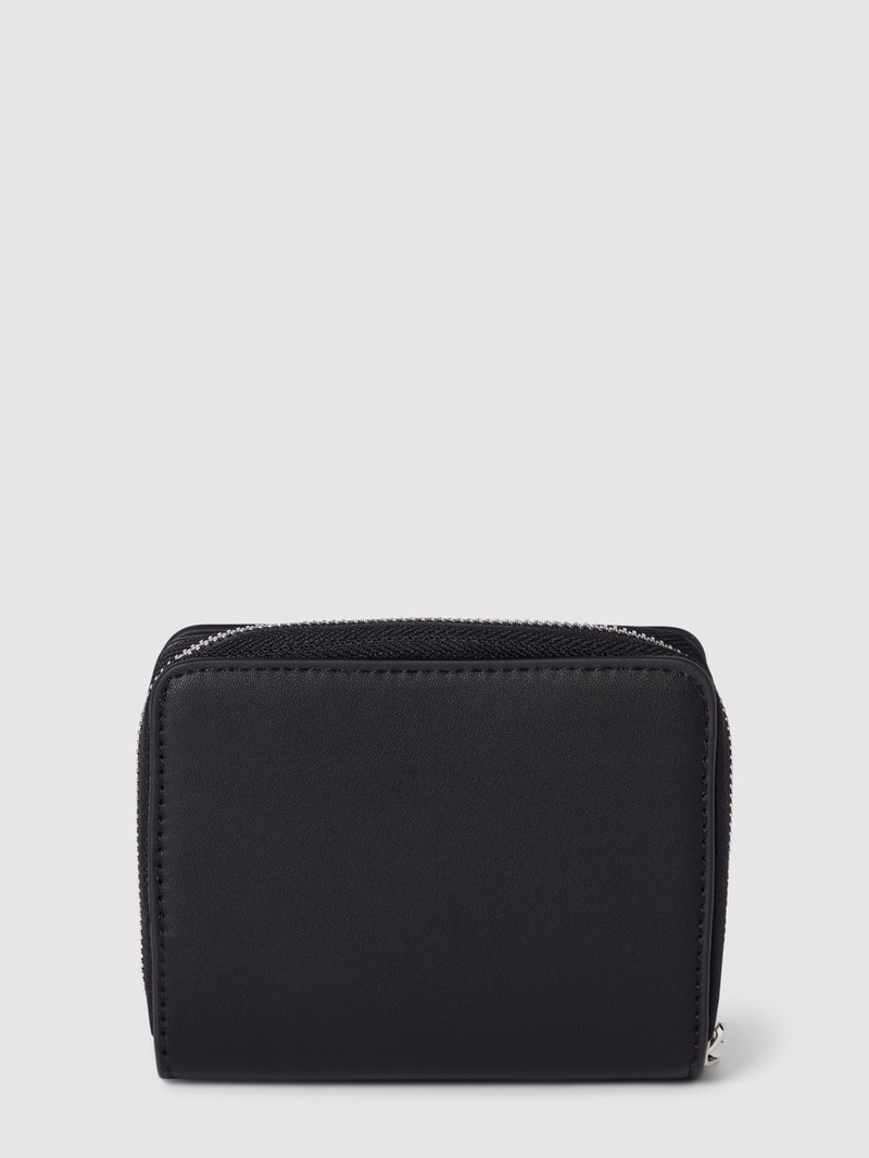 Portemonnaie in Leder-Optik in schwarz