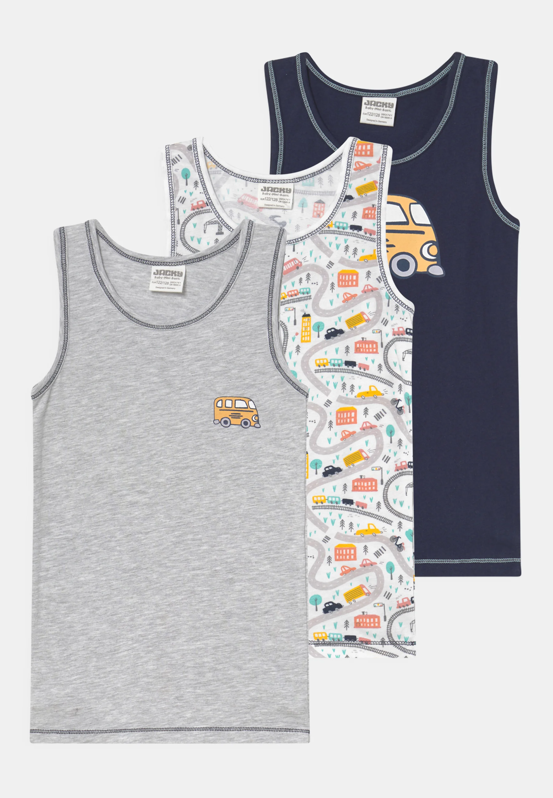 Pack de 3 camisetas interiores Jacky Baby Boys