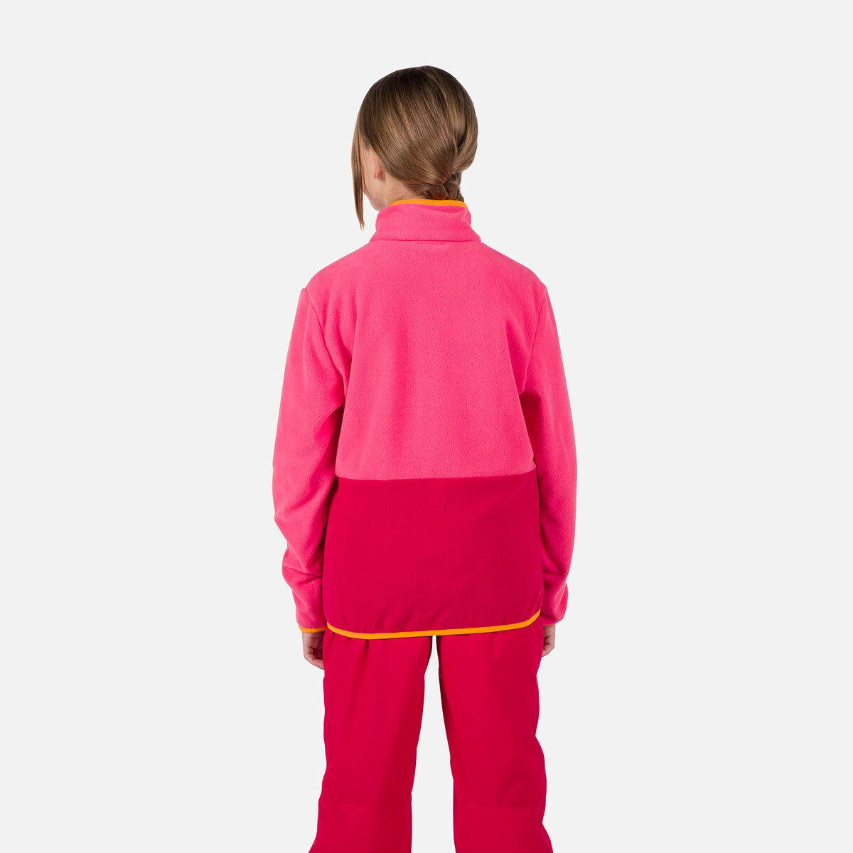 Junior-Fleecejacke mit durchgehendem Reißverschluss Strawpile