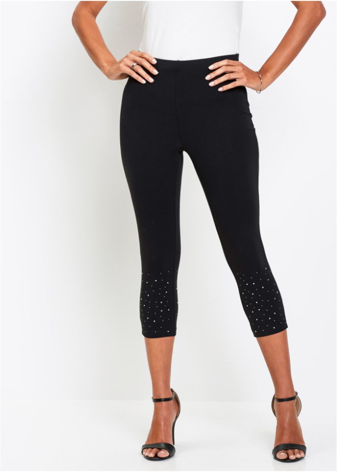 Leggings mit Glitzersteinen