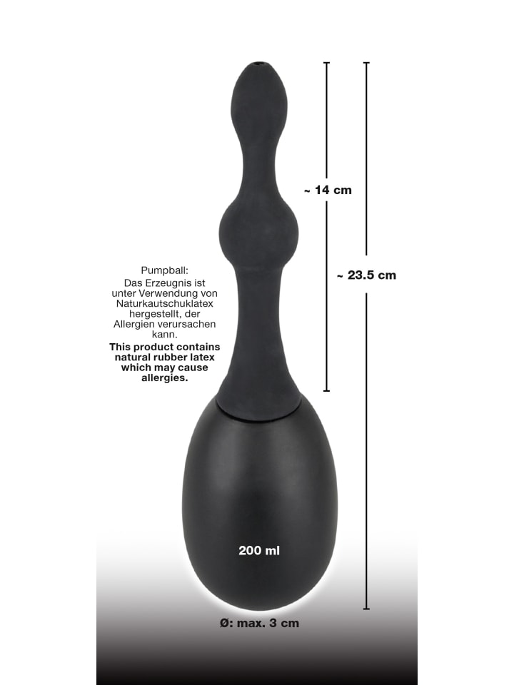 Black Velvets Intimdusche Douche Small in schwarz günstig kaufen 23,5