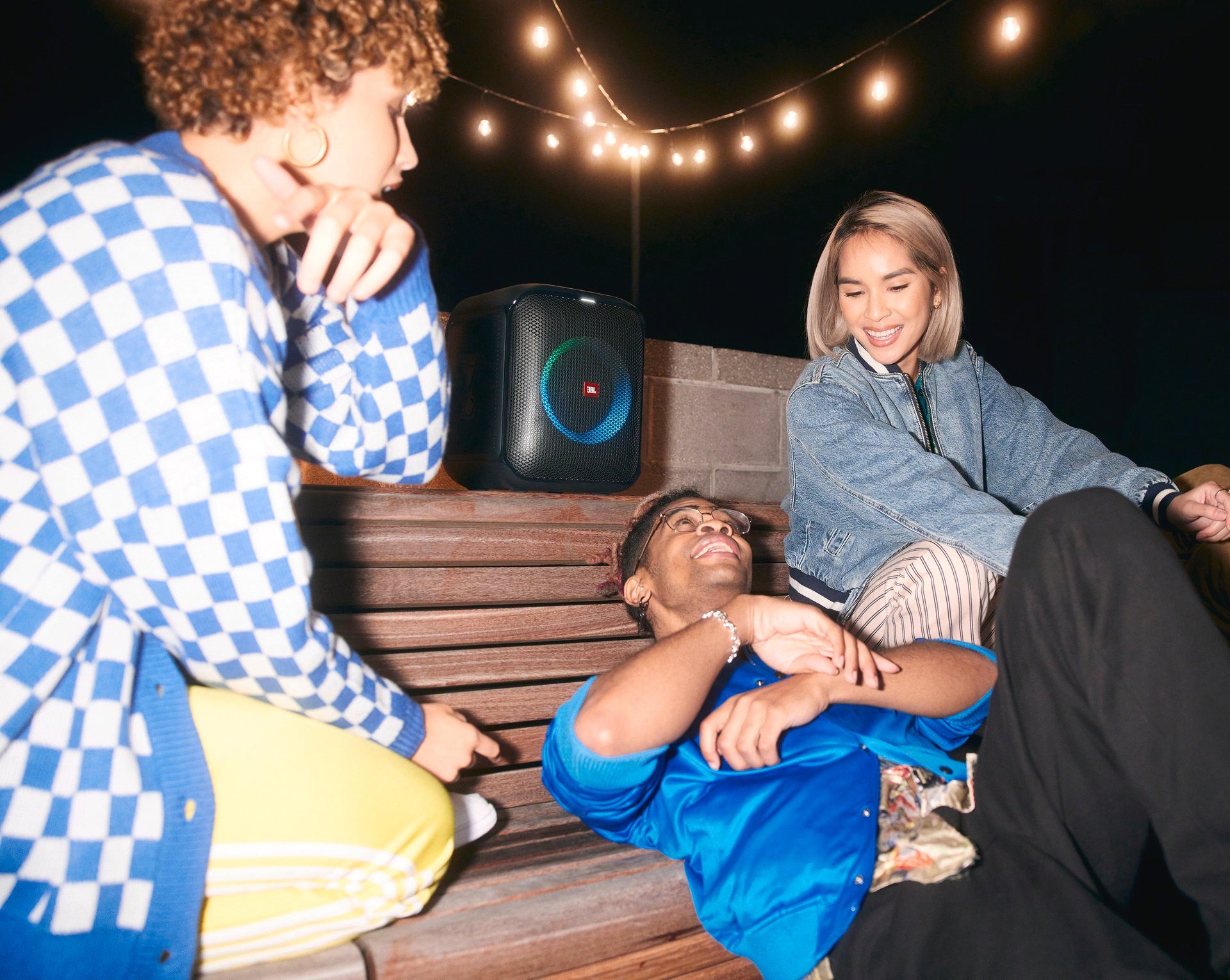 JBL PartyBox ENCORE Essential Bluetooth-Lautsprecher (Bluetooth, 100 W)