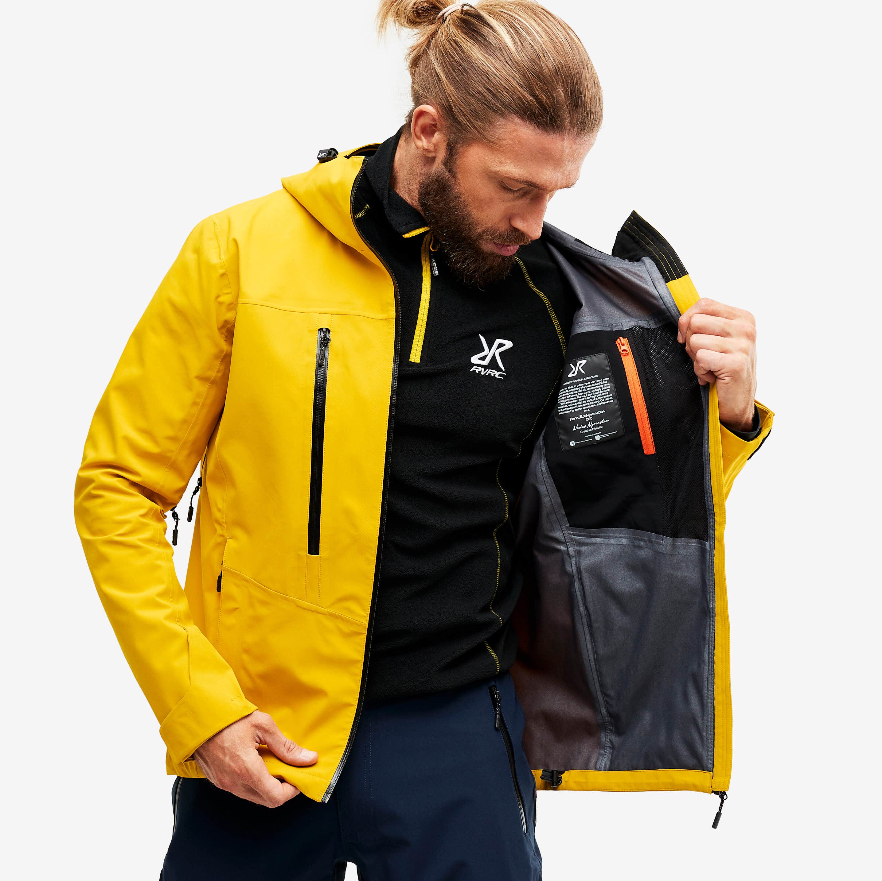 Whisper Jacket Homme Lemon Curry