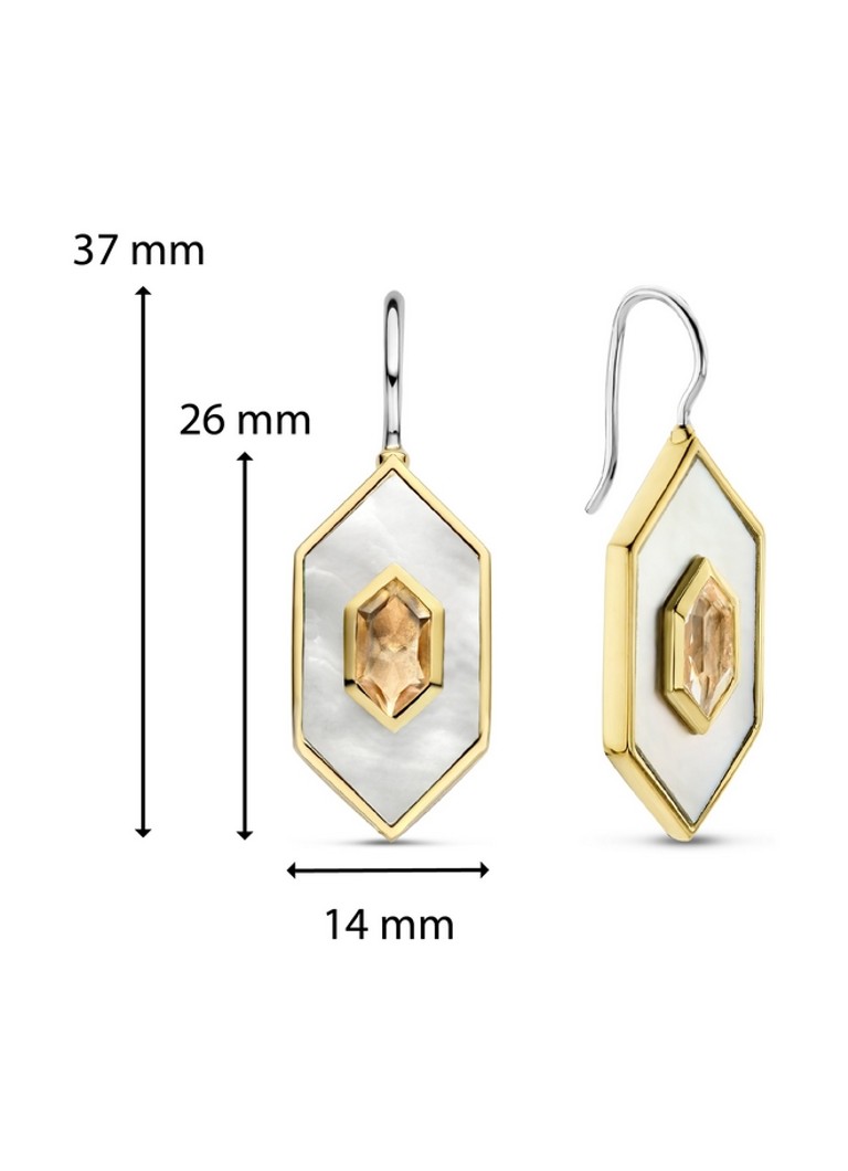 TI SENTO - Milano Earrings gilded 7941MW_H