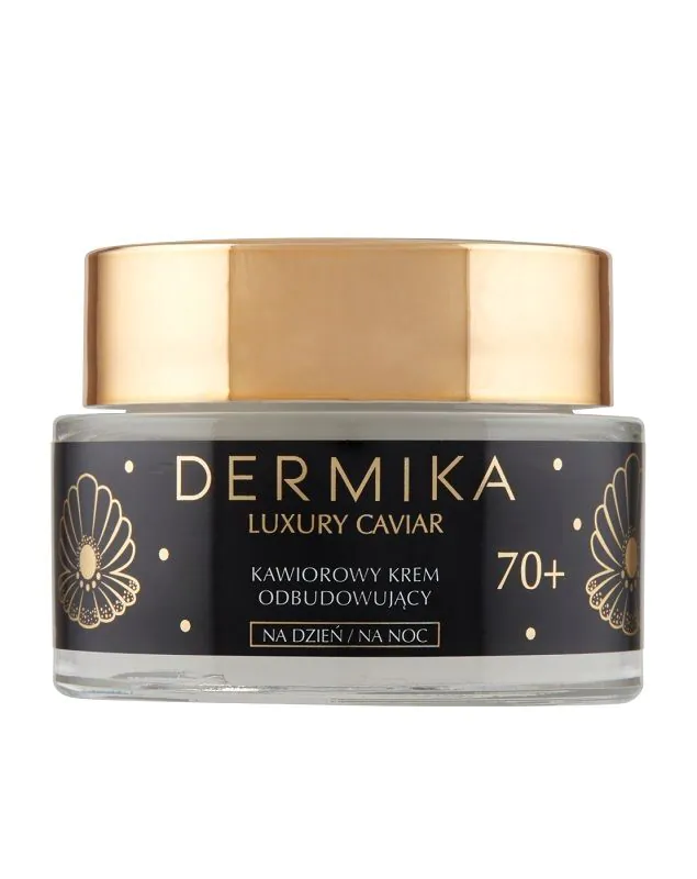 Dermika Luxury Caviar krema za regeneraciju s kavijarom 70+ dan/noć