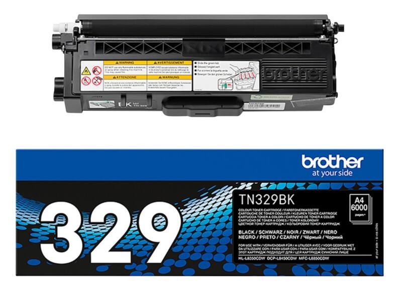 Brother TN-329BK Original Tonerkartusche Schwarz
