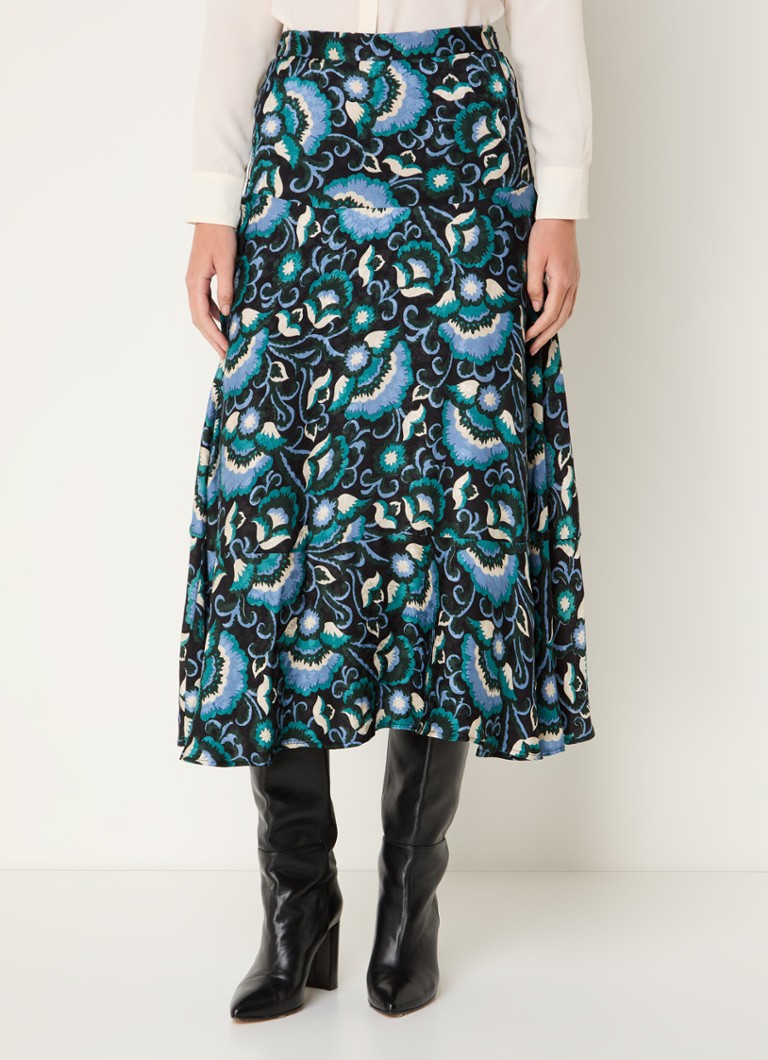 Fusta Midi cu imprimeu Gerard Darel Catherina