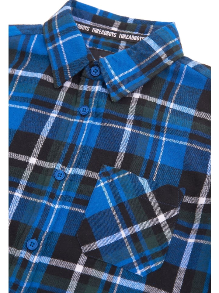 Threadbare Hemd Amit in Blue_Check günstig kaufen