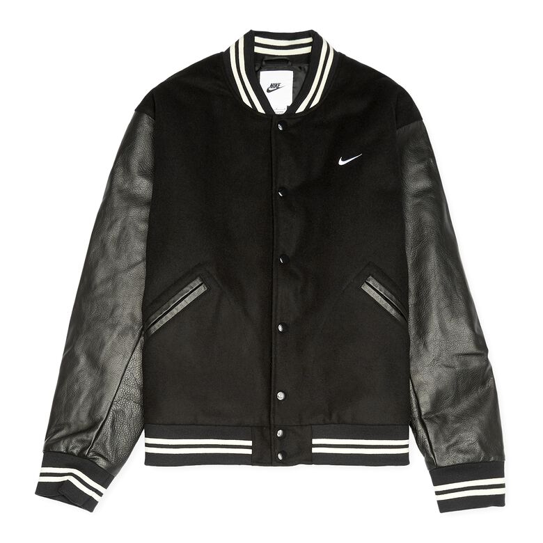 NIKE Authentics Varsity College Jacket black/white