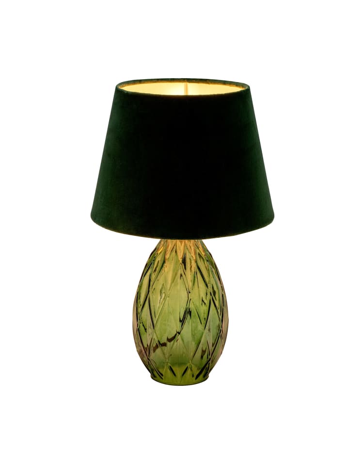 Pauleen Crystal Velvet Tischleuchte max20W E14 Grün 230V Glas/Stoff günstig kaufen onesize
