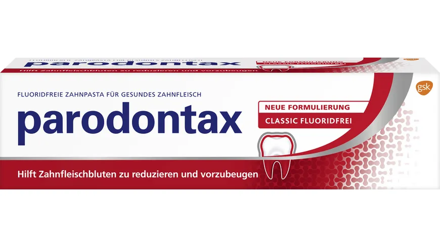 Parodontax Classic Fluoridfrei Zahncreme 75 ml