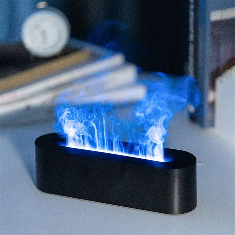 DAYUT Luftbefeuchter Flamme aroma diffusor luftbe feuchter mit 7 farben