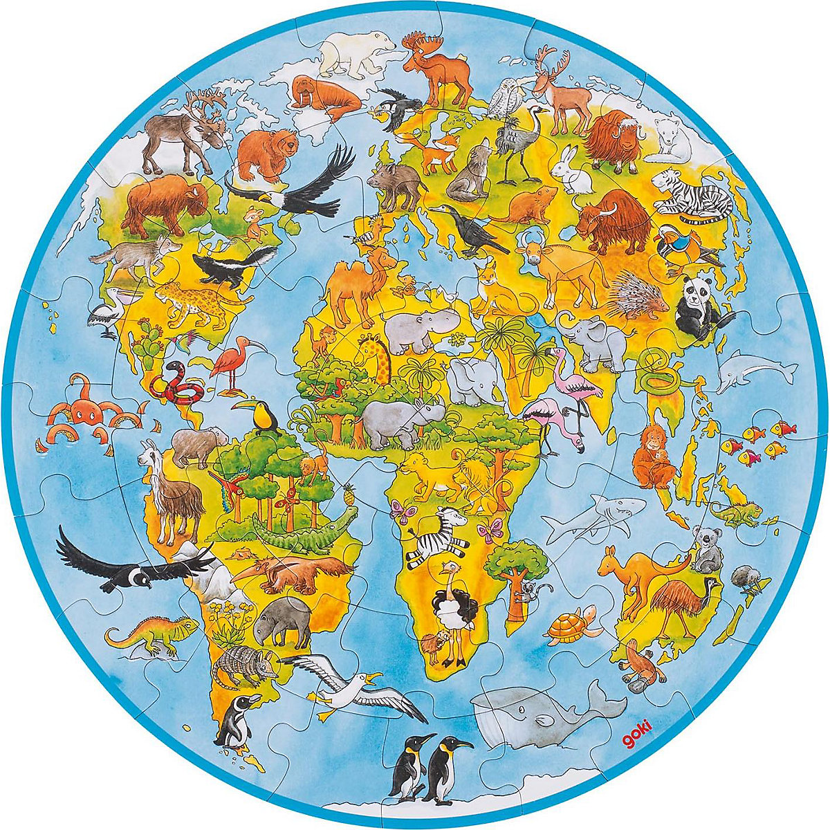 XXL Puzzle 49 Teile Welt