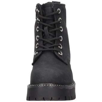 Studio London Schnür Boots in schwarz