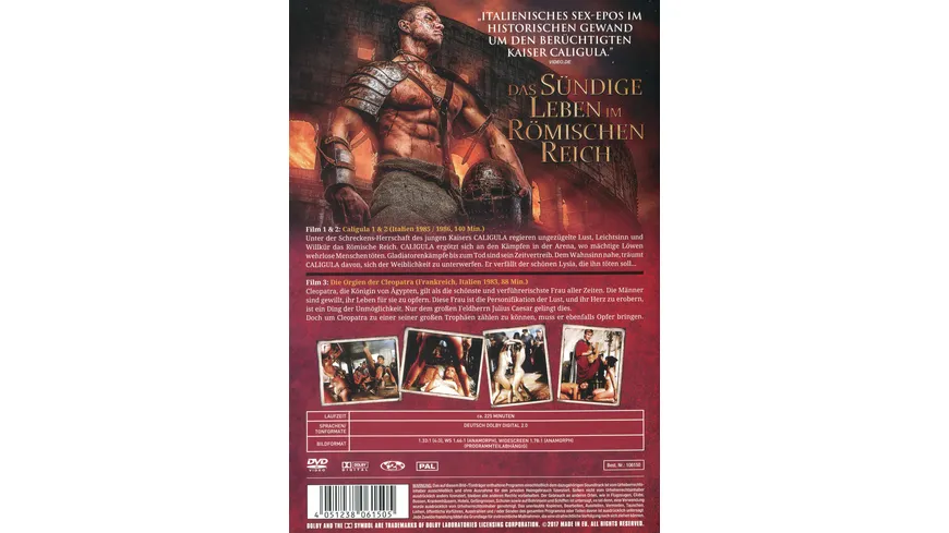 Das sündige Leben im Römischen Reich - Special 3 Movie Edition
