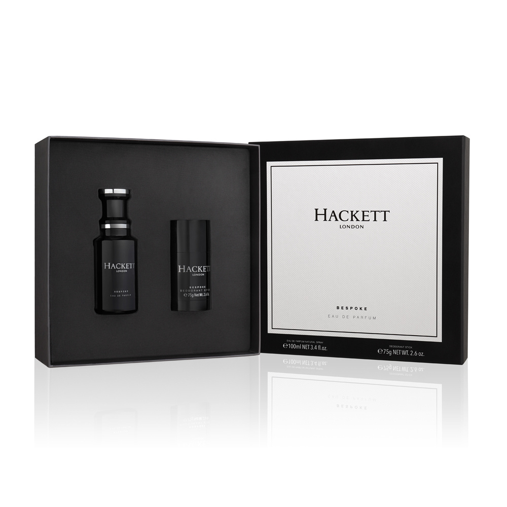 hackett HKT BESPOKE Gift Set EDP 100ml + Deo Stick 75gr COFFRET EAU DE PARFUM + DEODORANT STICK