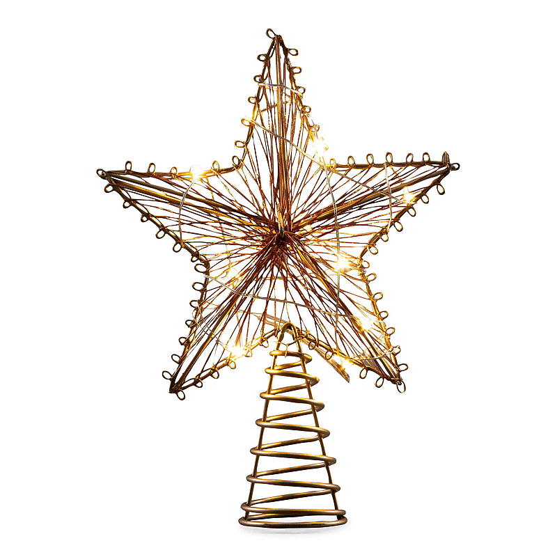 Light IT Toppstjerne 10 LED-lys Diameter 15 cm, batteridrevet