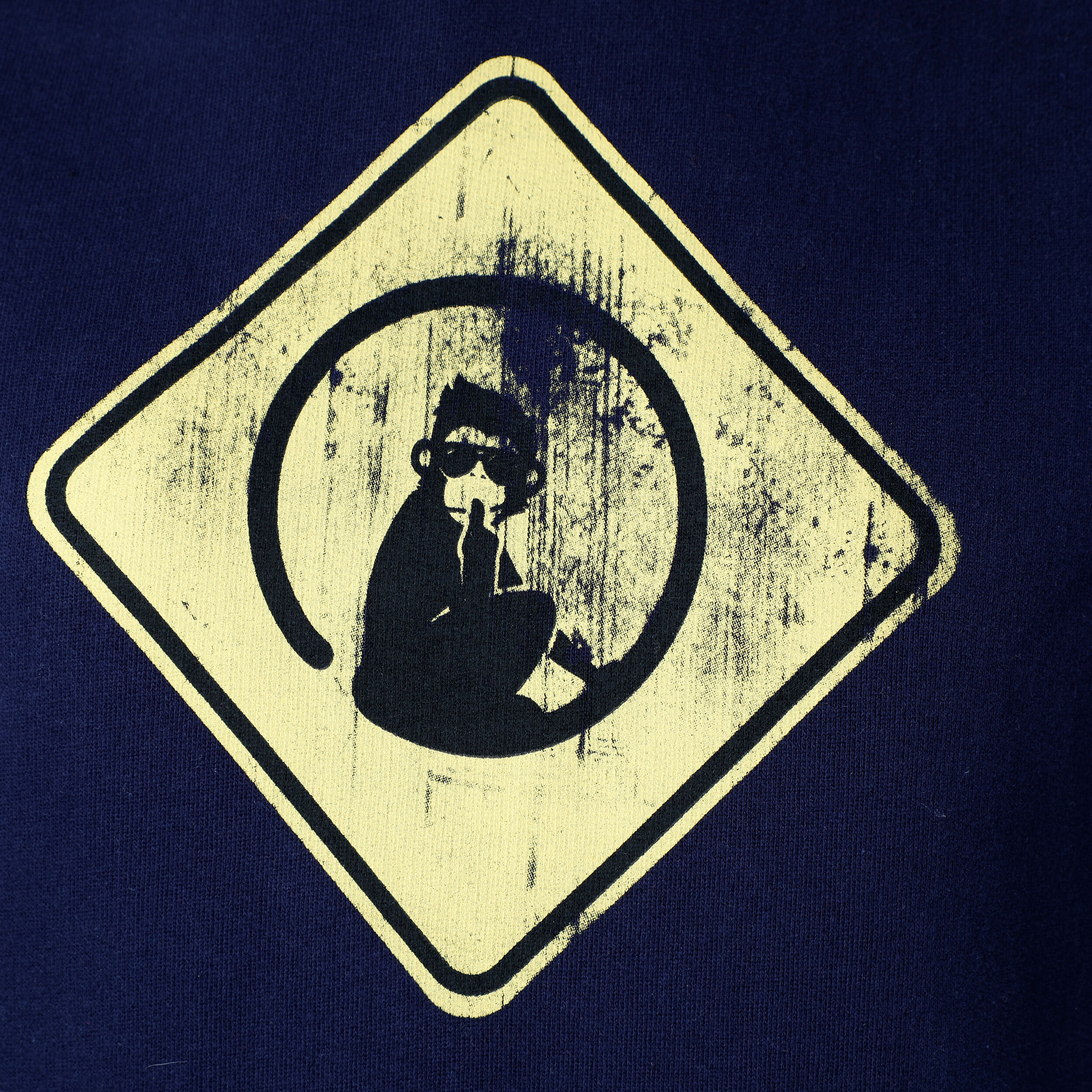 Australia Road Sign Hoody Damen - Dunkelblau, Gelb
