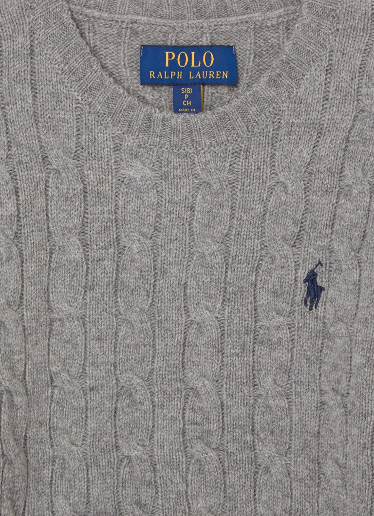 Ralph Lauren megztinis su kabelio formos raštu iš kašmyro mišinio