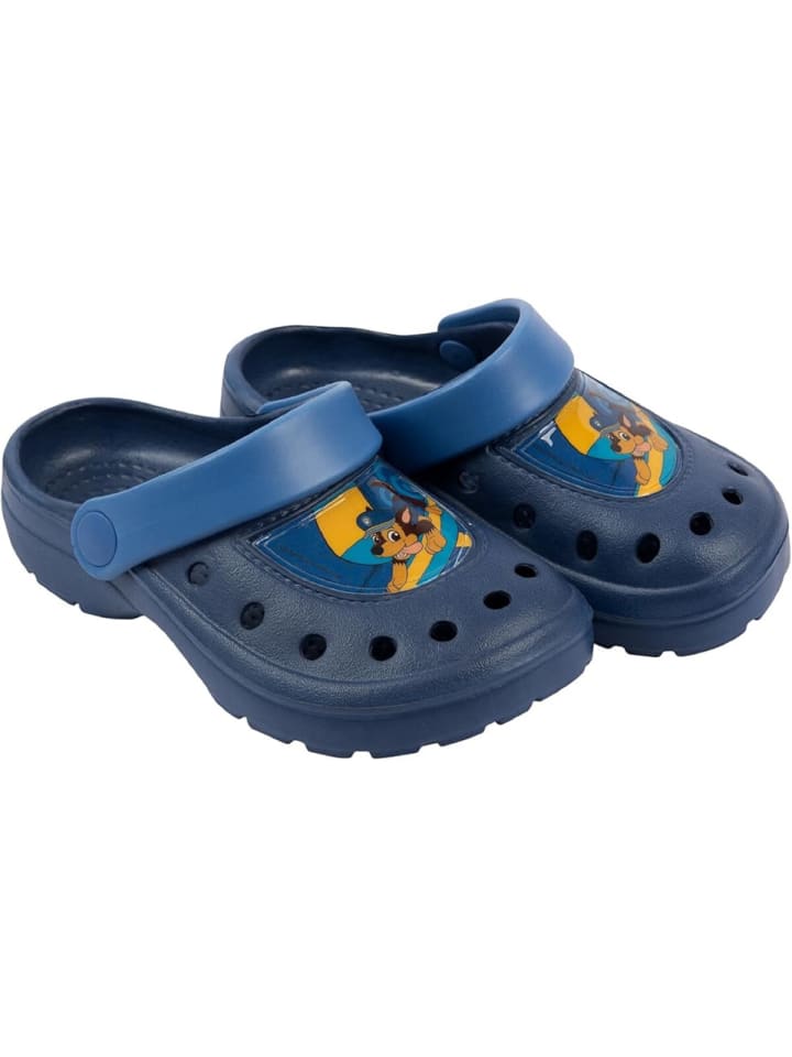 COFI 1453 Clogs – Rutschfeste Sandalen und Hausschuhe für Kinder in Blau günstig kaufen