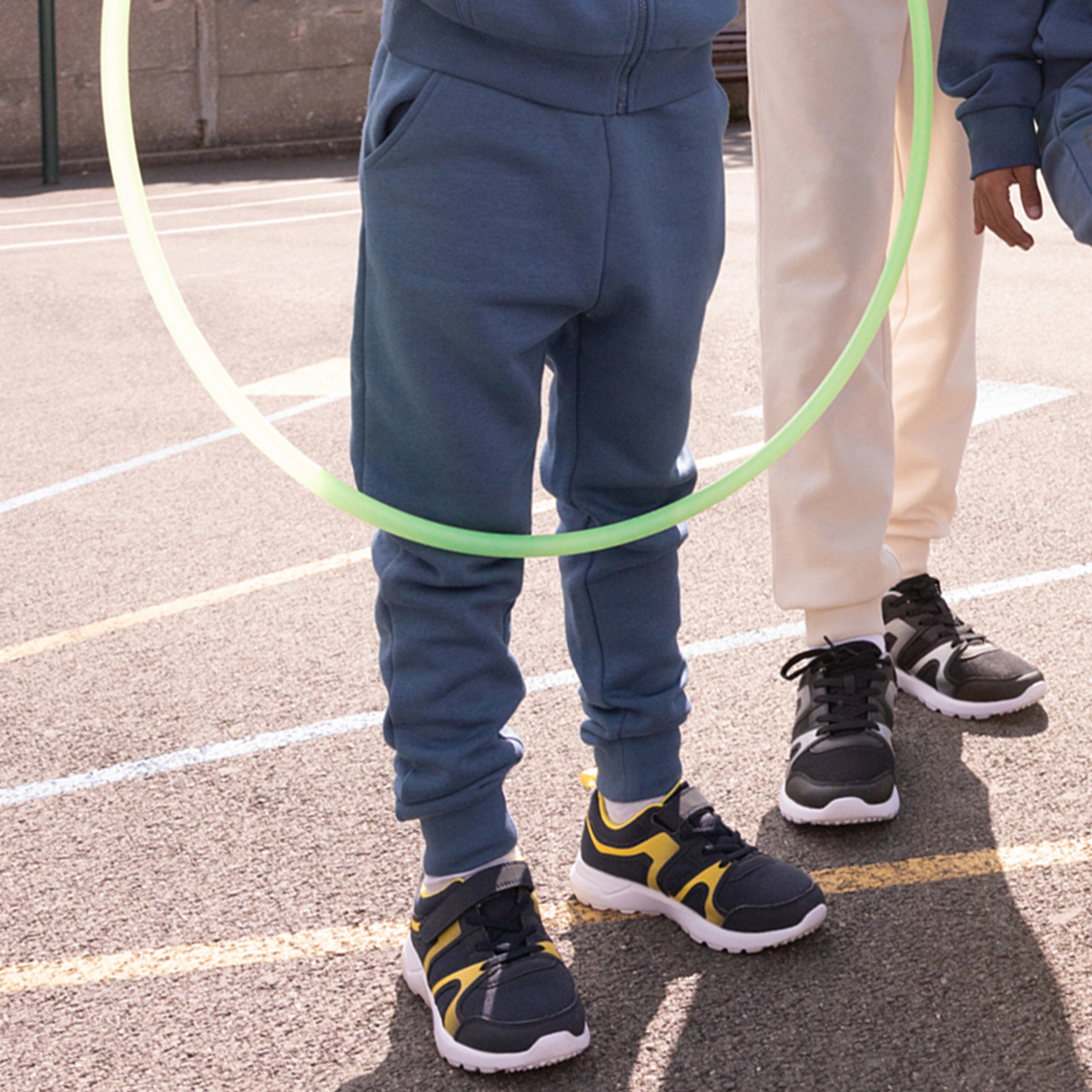 Pantalon de jogging molleton droit bleu foncé garçon | La Halle