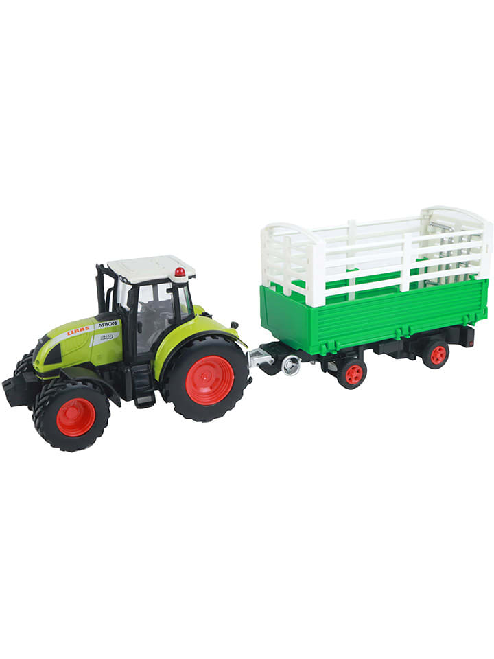 Les Amis de la Ferme Traktor mit Anhänger 