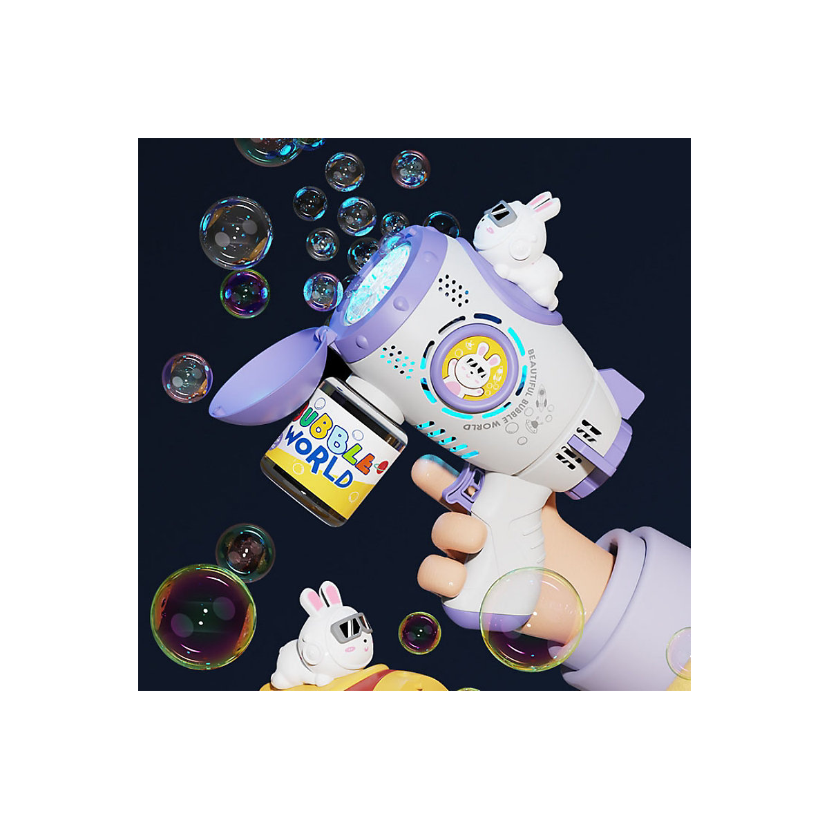Bubble Gun Raketenwerfer Bubble Blower für Kinder Seife Bubble Maker Sommers pielzeug Astronaut automatische Blasen maschine für Kinder