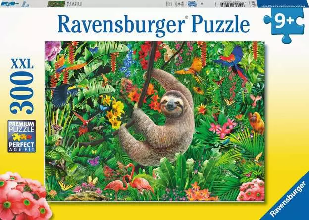Kinderpuzzle ab 9 Jahren - Gemütliches Faultier - 300 Teile