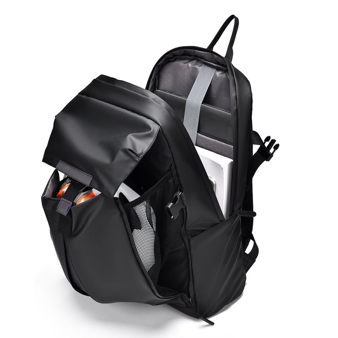YYV Reiserucksack Wasserdichter Reiserucksack für Herren mit großem Fassungsvermögen, Perfekt für Sport, Reisen, Wandern und mehr.