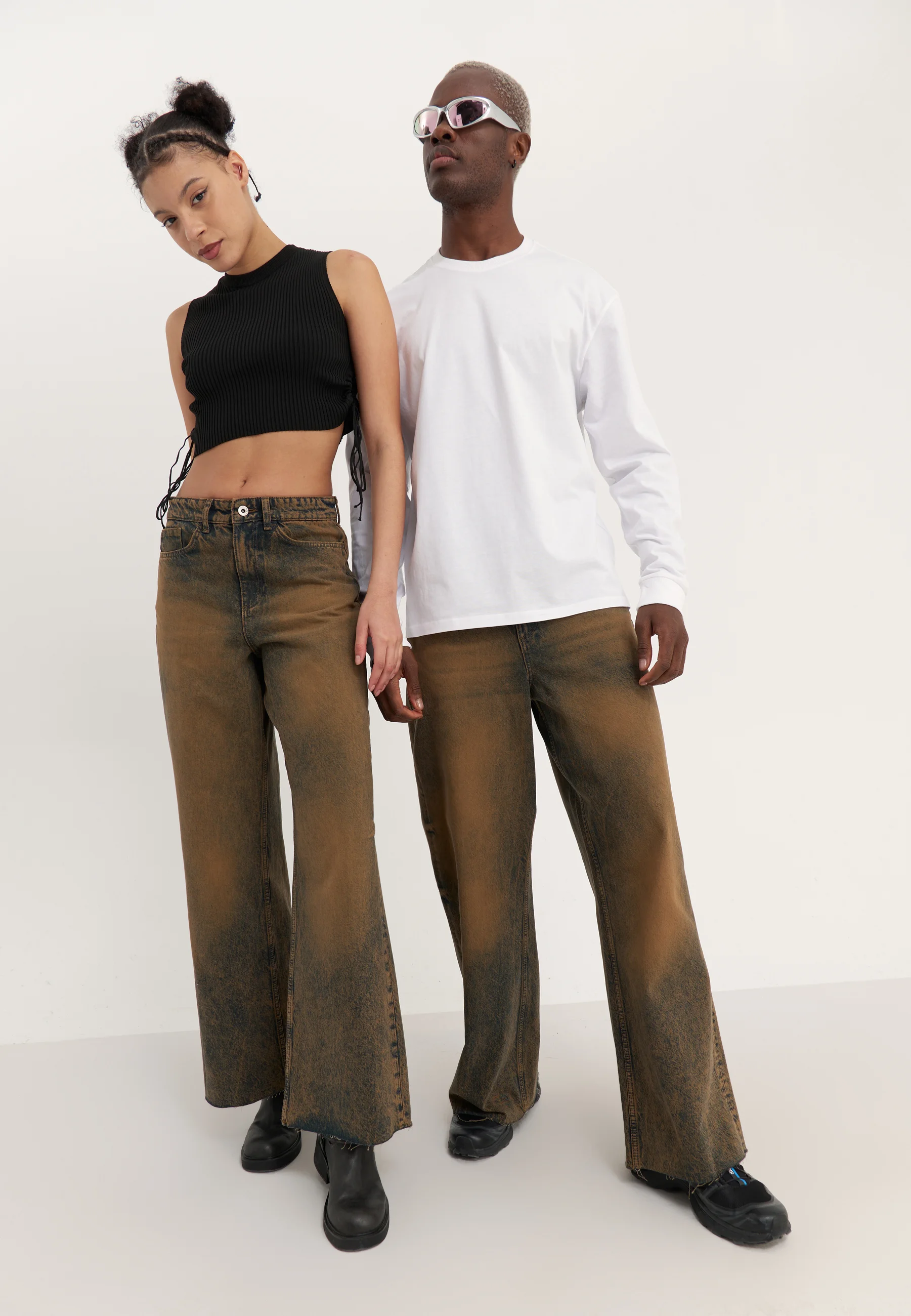 YOURTURN UNISEX - Vaqueros holgados