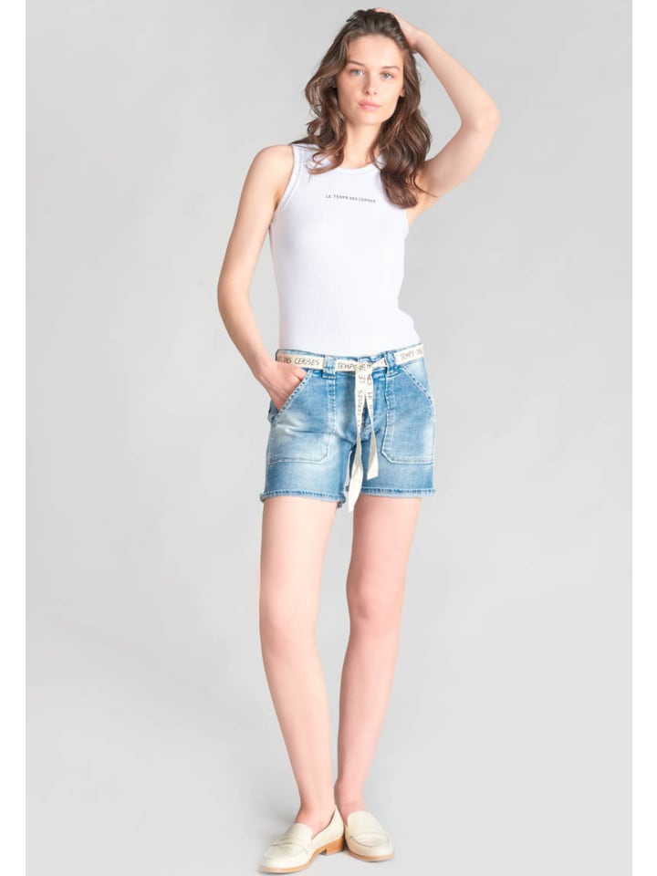 Le Temps des Cerises Shorts BLOOM in BLUE günstig kaufen