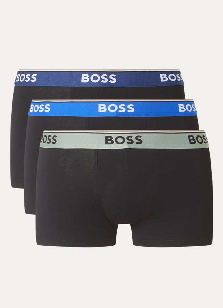 Lot de 3 boxers HUGO BOSS Power avec bande logotée