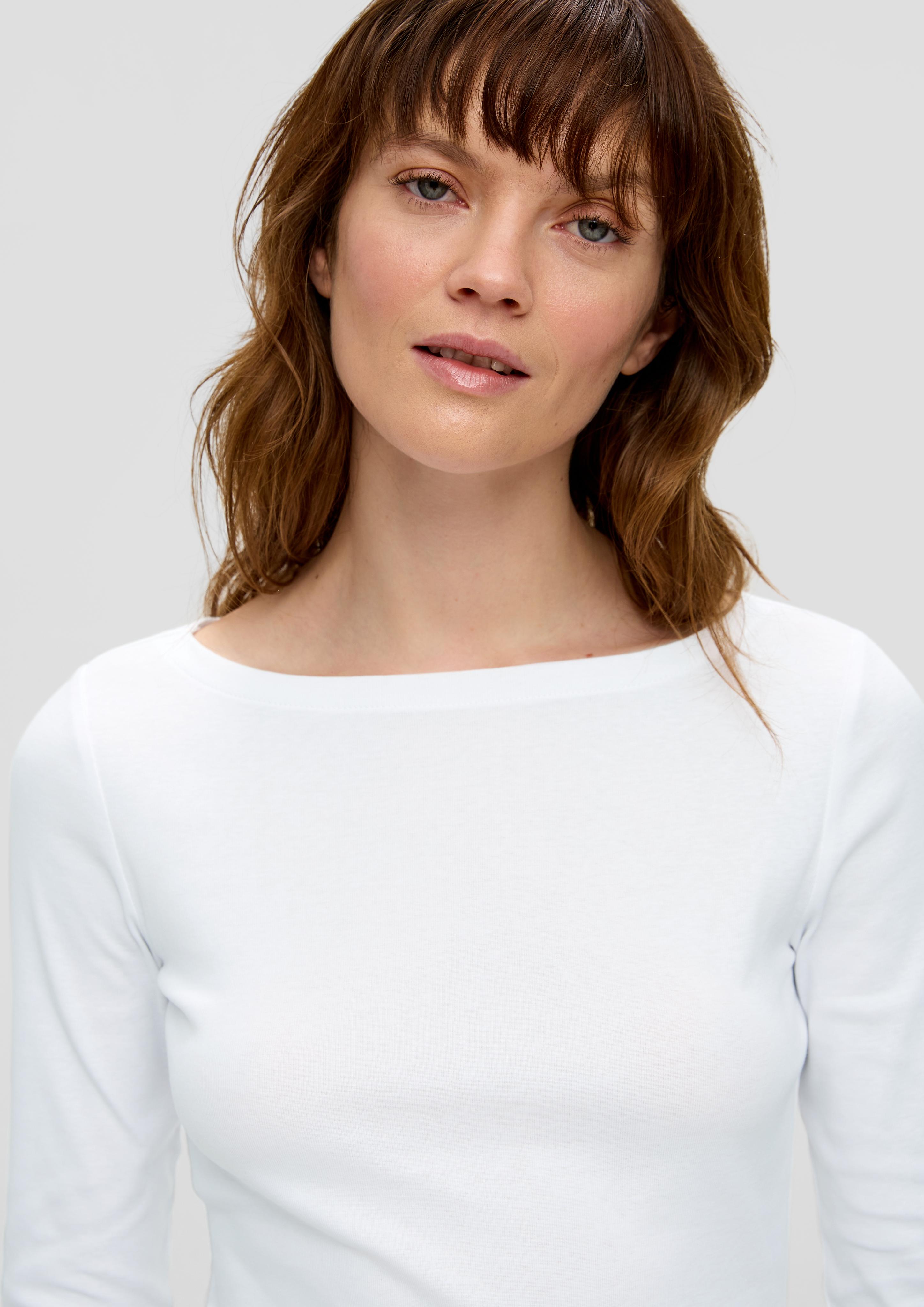 Rippshirt mit 3/4-Ärmeln  2145862-0100