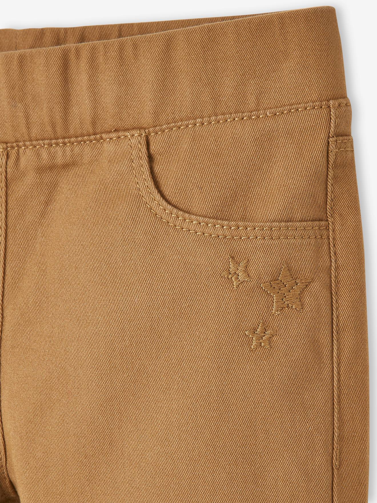 Tregging couleur fille caramel