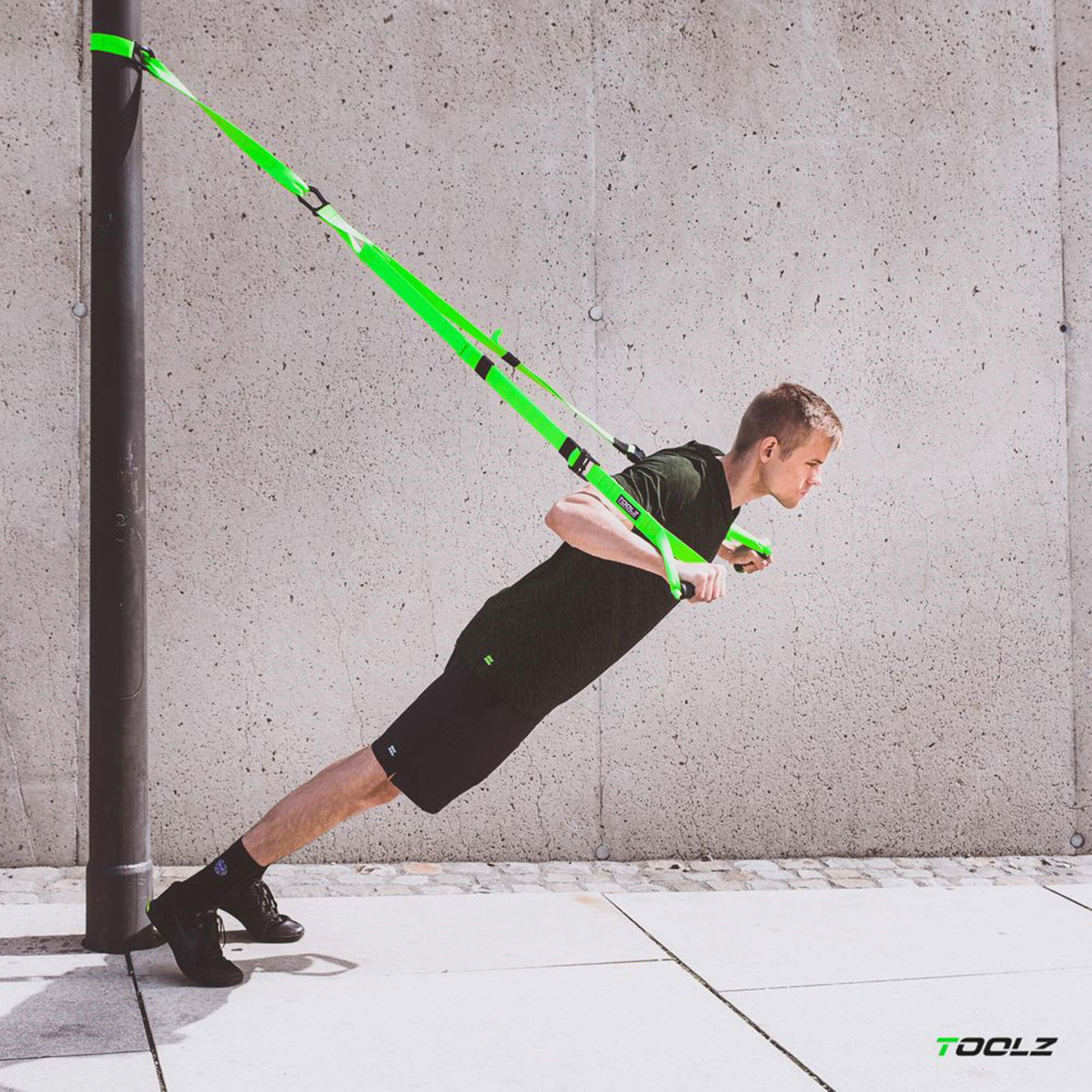 Sling Trainer Trainingsgerät - Grün, Schwarz