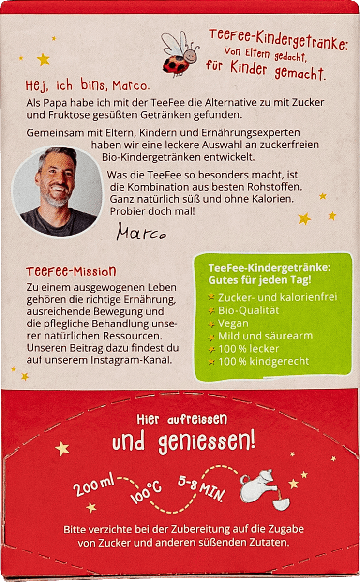 Kindertee Erdbeerzauber (20 Beutel), 30 g