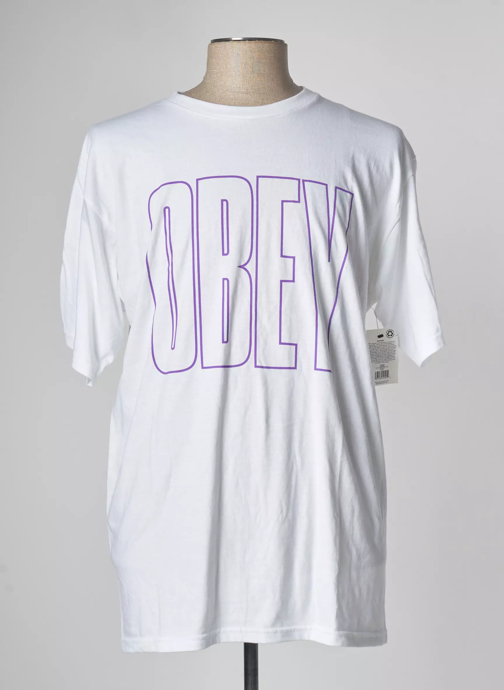 Obey Tshirts Homme couleur blanc