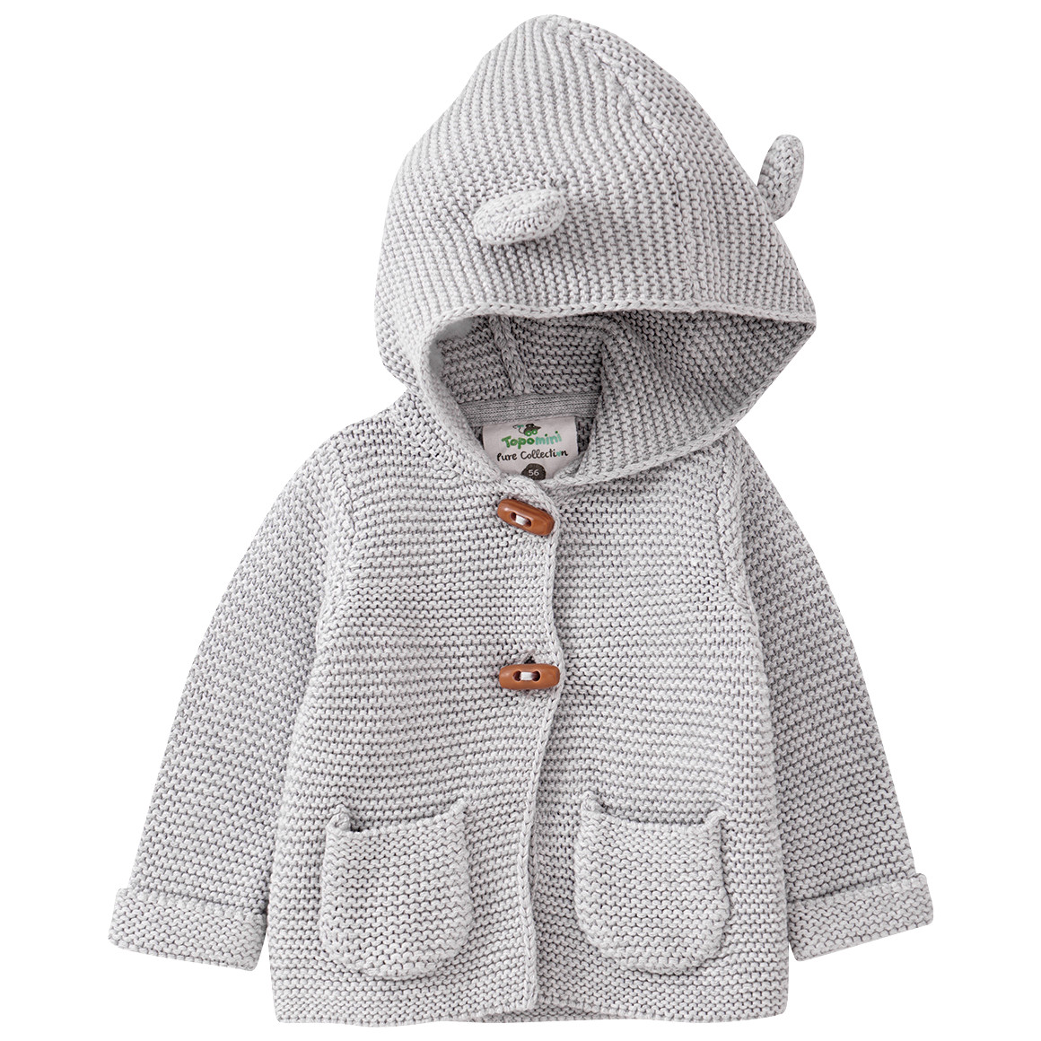 Newborn Strickjacke mit Öhrchen