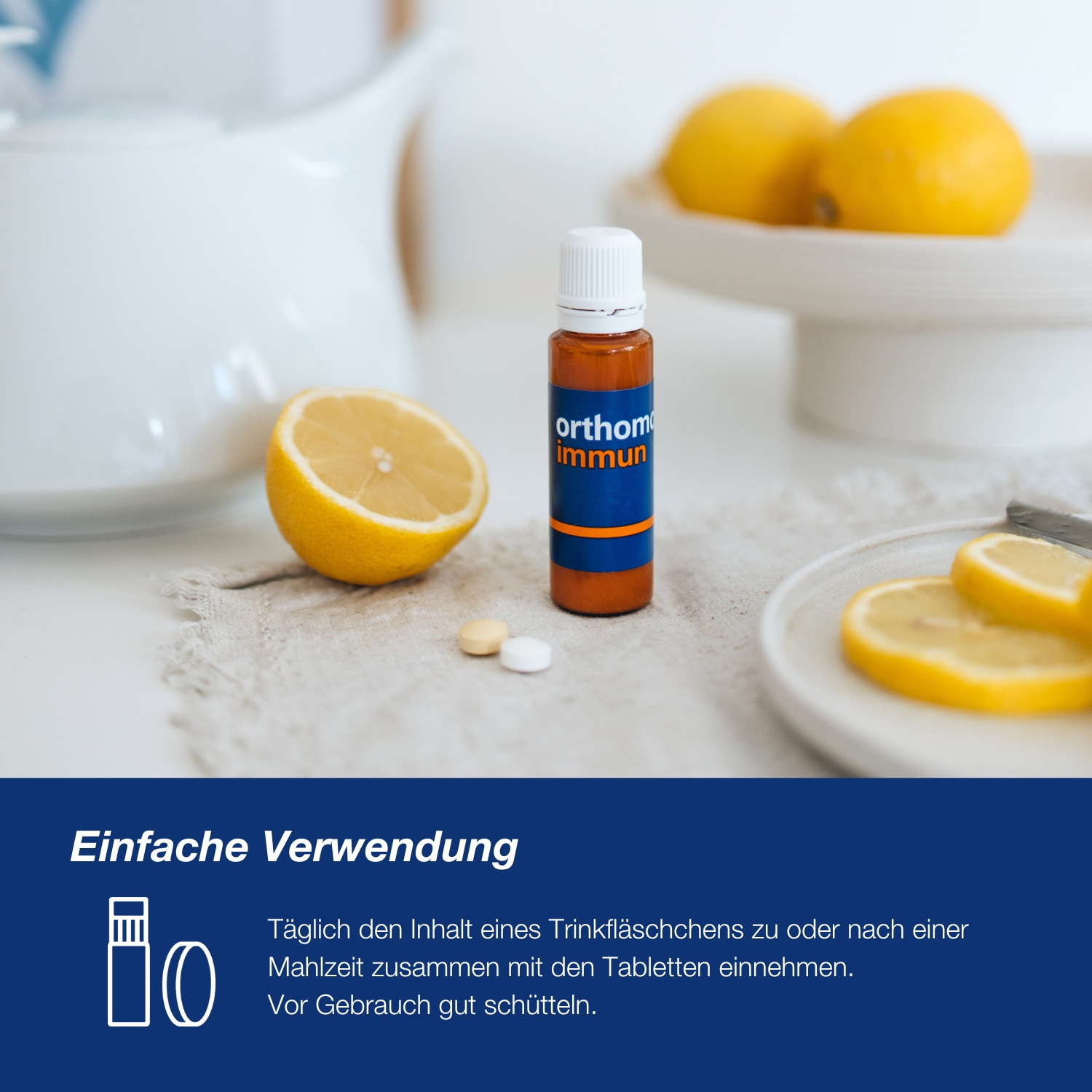Immun 30 Tagesportionen Trinkfläschchen & Tabletten Kombipackung