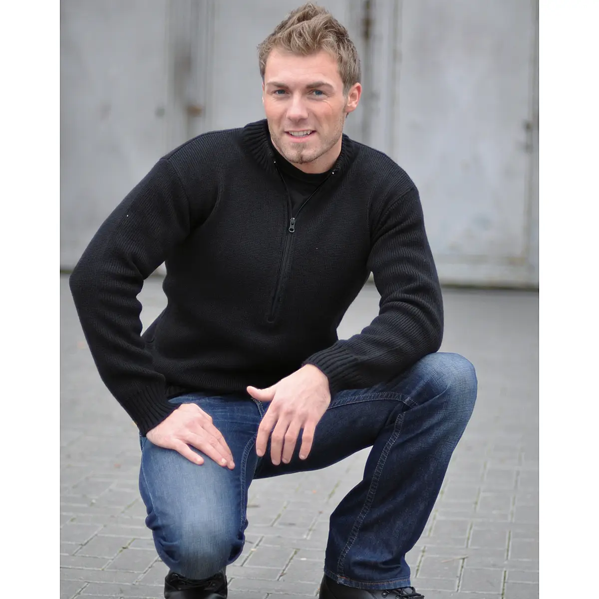 Schweizer Armeepullover schwarz