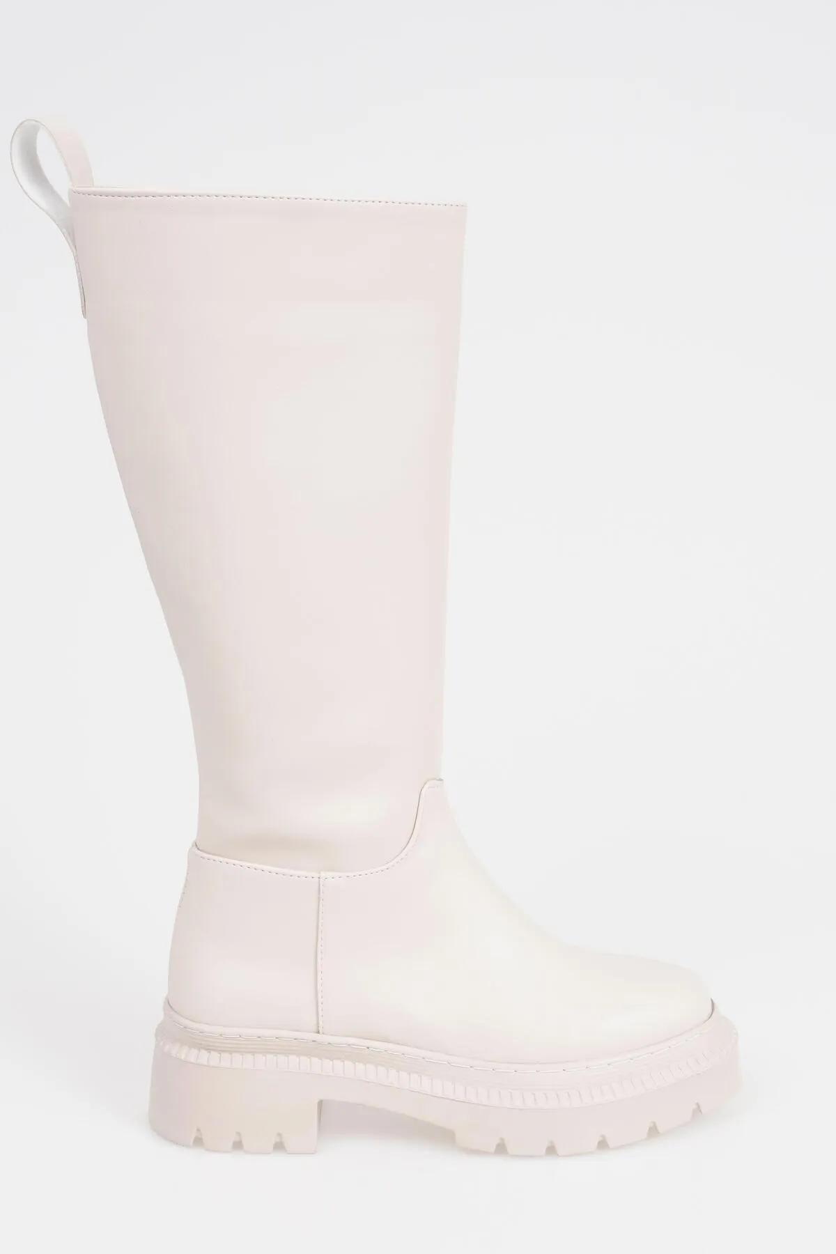 CZ London  Schnürsenkellose Damenstiefel mit dicker Zehensohle