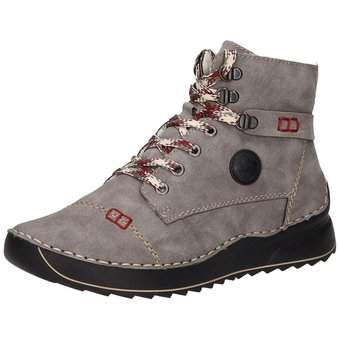 Rieker Schnürstiefelette in grau