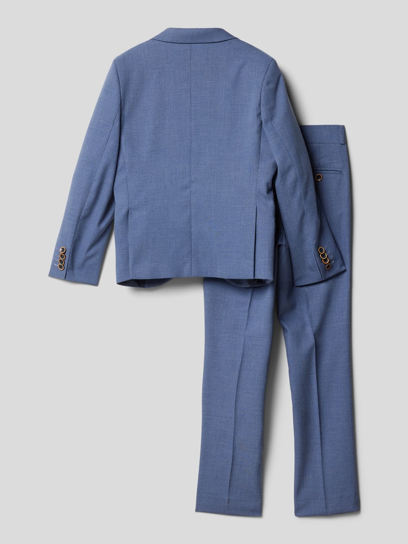Anzug mit feinem Muster in blau
