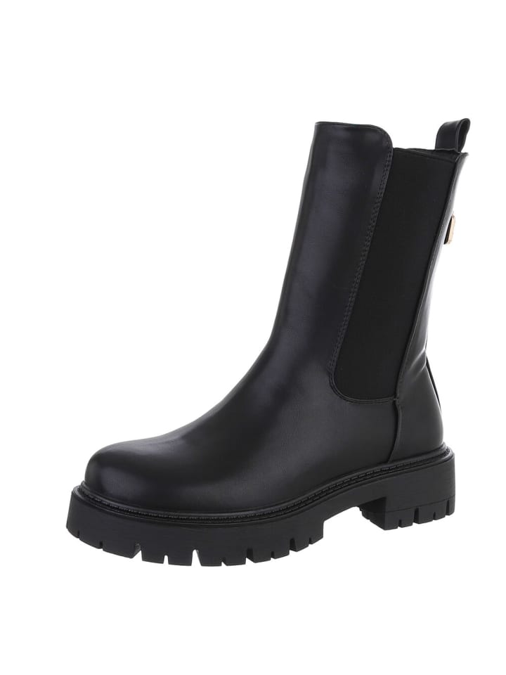 Ital-Design Stiefelette in Schwarz günstig kaufen