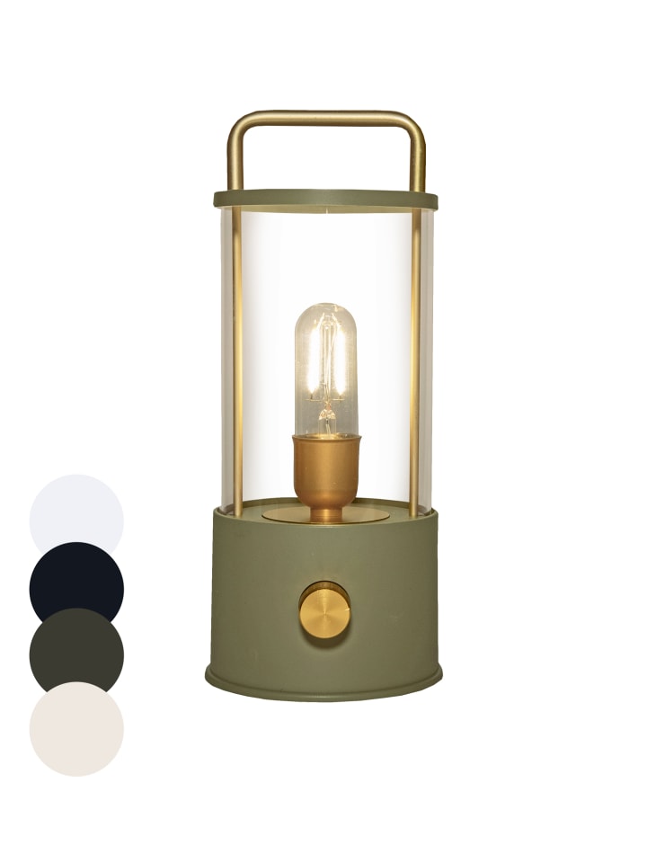 Coen Bakker LED Laterne Lampe dimmbar Warmweiß IP44 Innen & Außen 25x11cm in Grün günstig kaufen onesize