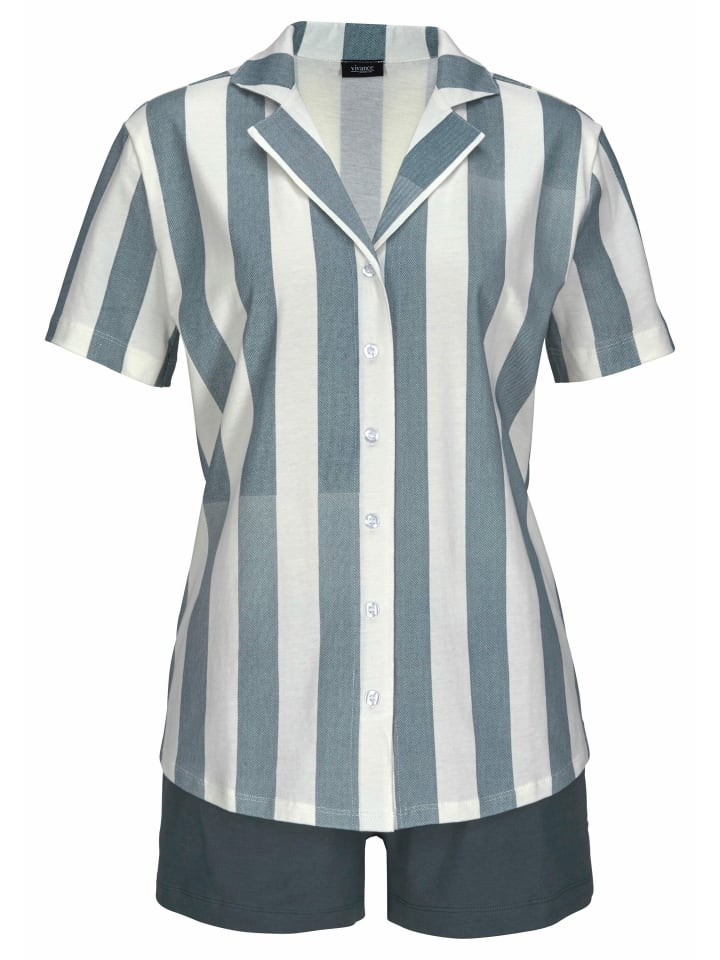 VIVANCE DREAMS Shorty in grau-weiß günstig kaufen